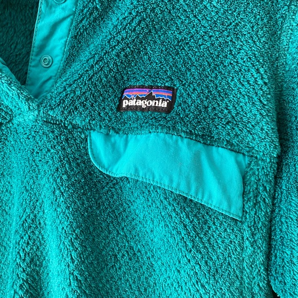 Patagonia Turquoise Fleece Pullover - Picture 4 of 4